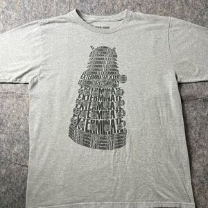 Doctor Who Adult New T-Shirt - XL- Dalek Made of Hundreds of Show Quotes #321